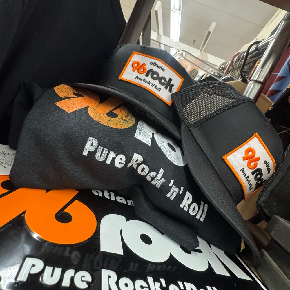 Black and Orange 96 Rock Hat ONLY